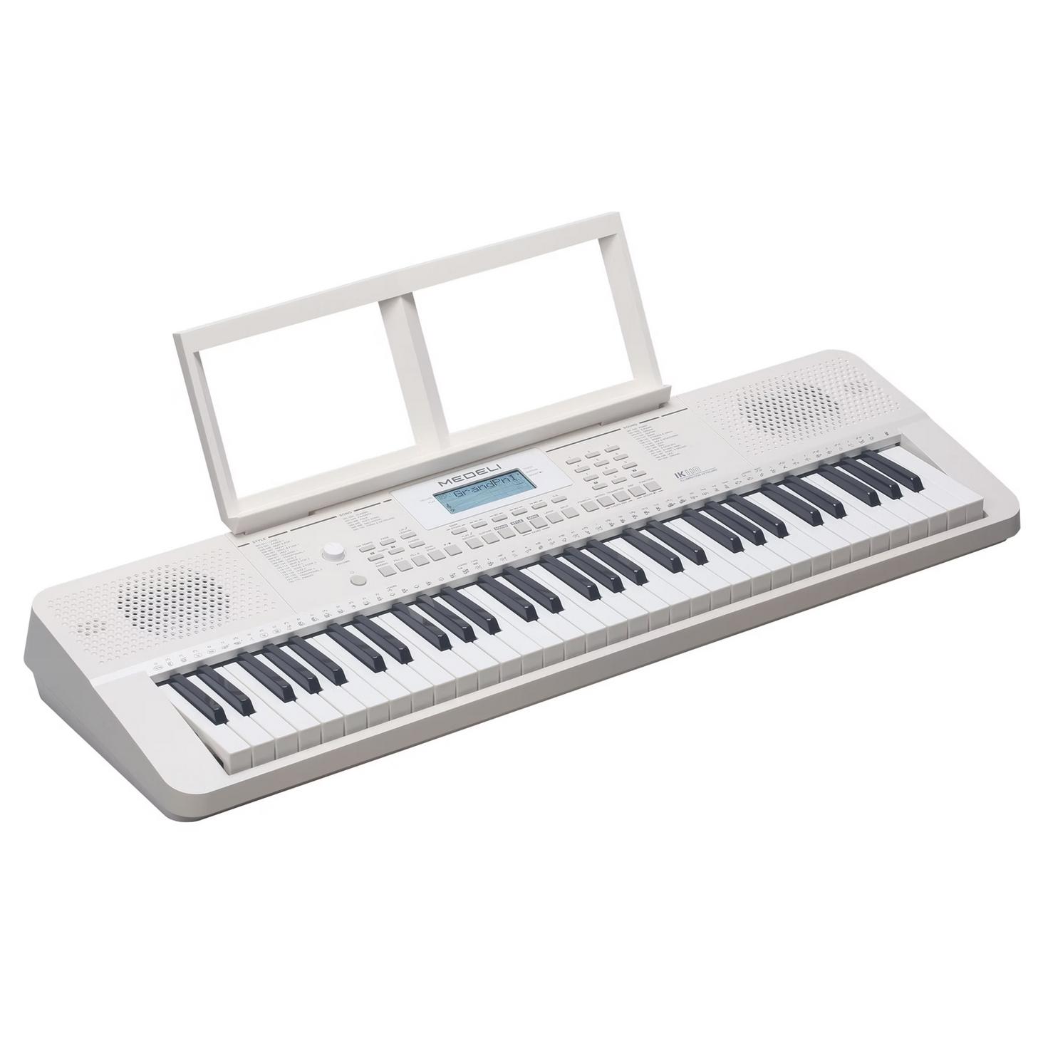 Medeli IK110 advanced lighting learning keyboard white