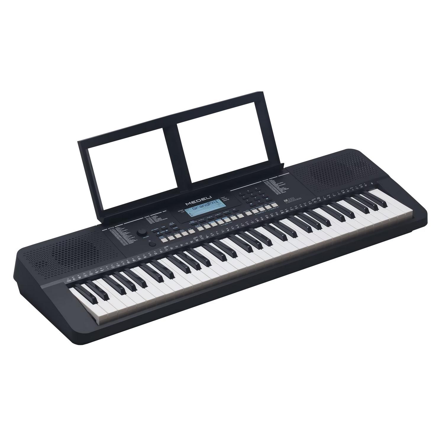 Medeli IK110 advanced lighting learning keyboard Black