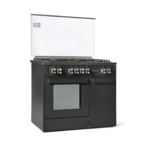 Super Chef Cooker Wide 90Cm 5 Gas Burners Semi-Pro Inox