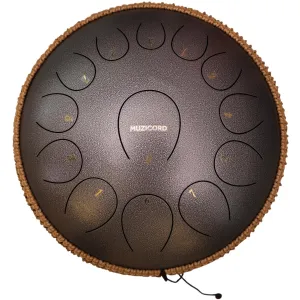 Muzicord TY13-14 Steel Tongue Drum 13 notes 14inch, Alloy carburizing steel, Bronze