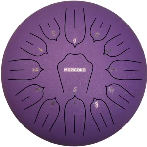 Muzicord TSL13-12 Steel Tongue Drum 13 notes 12inch, THL lotus tongue, Carbon steel lavander