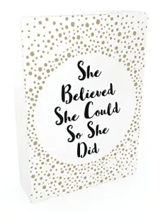 She Believed She Could So She Did: 52 Beautiful Cards of Inspiring Quotes and Empowering Affirmation