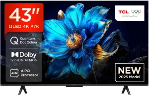 Tcl, Qled 43" Uhd 60hz Smart Google Tv