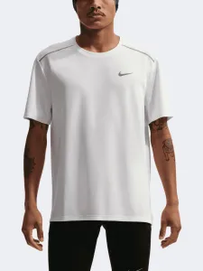 Nike Df Miler Uv Men Running T-Shirt White