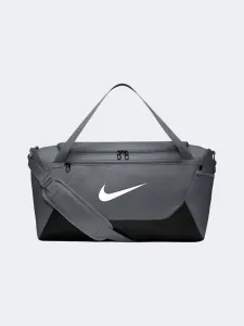 Nike Brasilia Small 40 L Unisex Training Duffle Bag Grey/Black/White