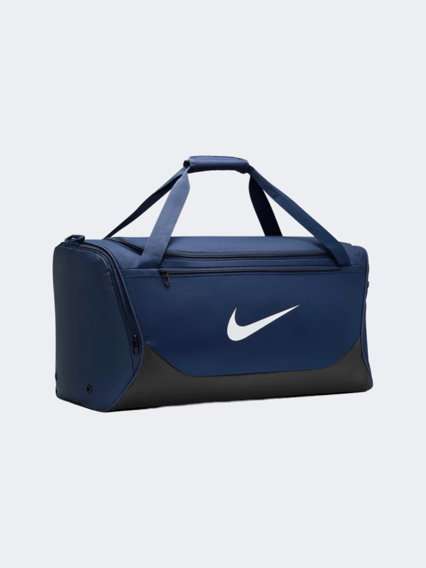 Nike Brasilia Medium 60 L Unisex Training Duffle Bag Navy/Black/White