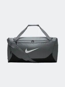 Nike Brasilia Medium 60 L Unisex Training Duffle Bag Grey/Black/White