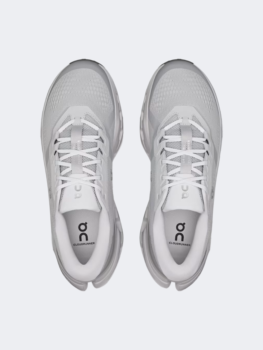 On Cloudrunner 3 Men Running Shoes Glacier/Alloy