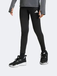 Adidas Essentials 3 Stripes Kids-Girls Sportswear Tight Black/White