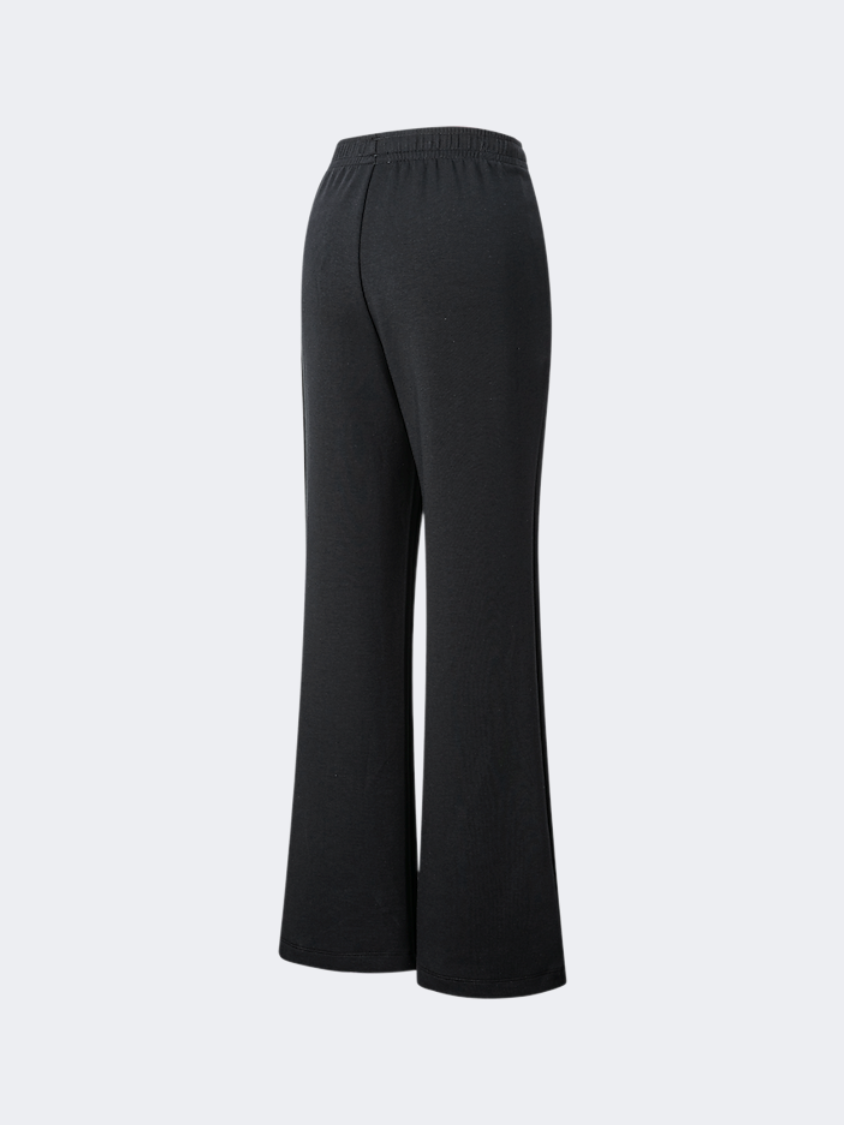 Erke Knitted Women Lifestyle Pant Black