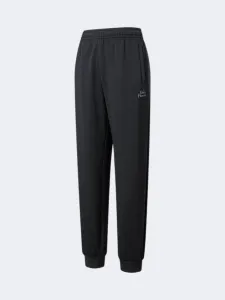 Erke Knitted Cropped Women Training Pant Black