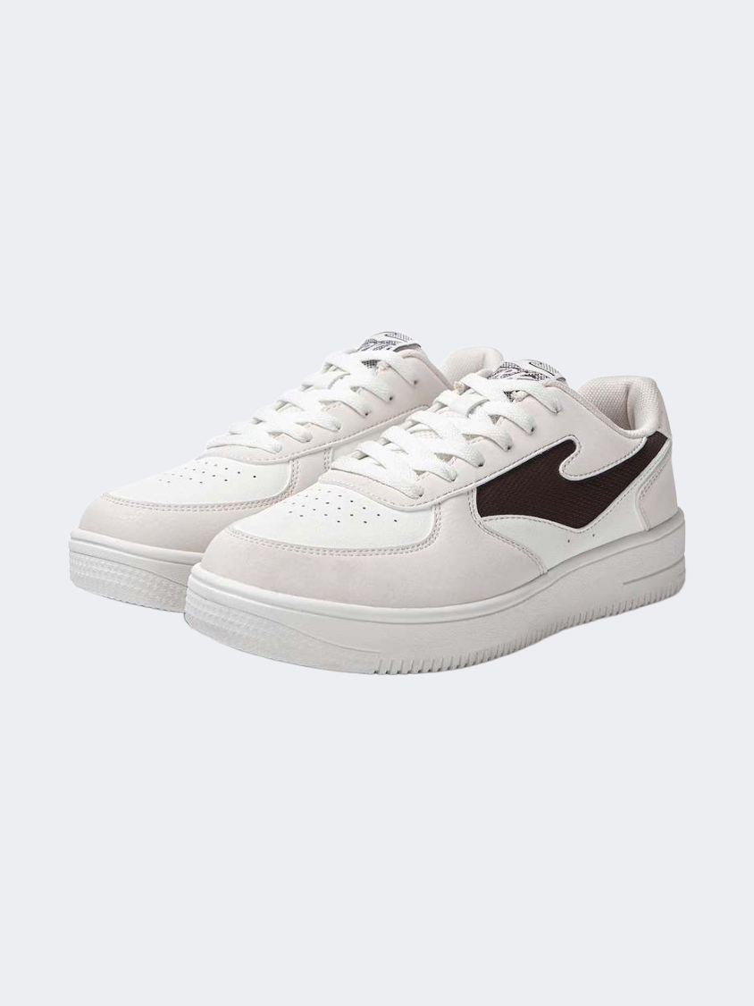 Erke Skateboard Women Lifestyle Shoes Light Grey/White