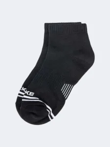 Erke Flat Ankle Men Lifestyle Sock Black
