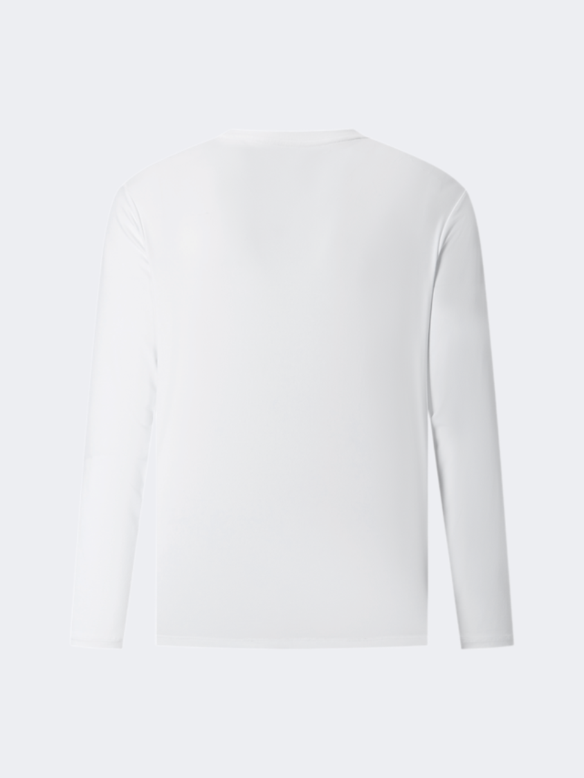 Erke Pullover Men Tennis Long Sleeve White
