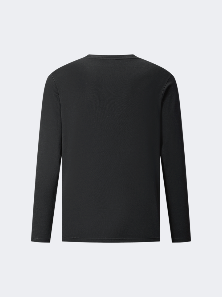 Erke Pullover Men Tennis Long Sleeve Black