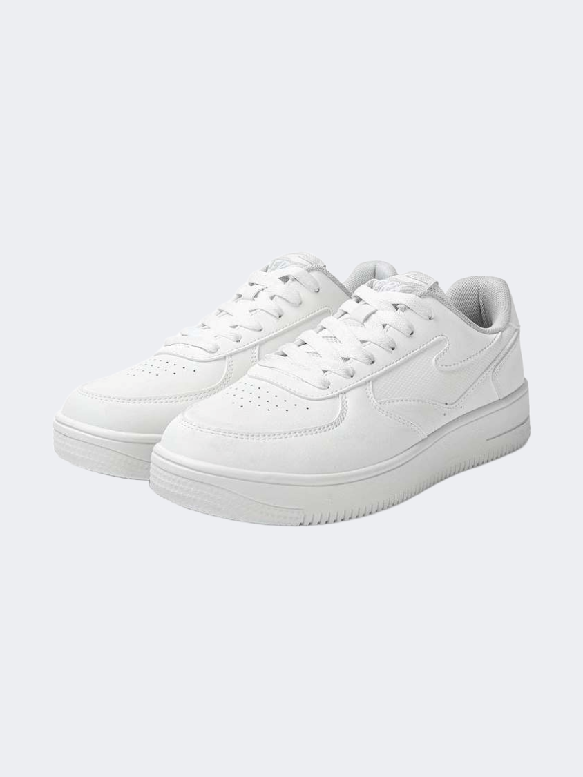 Erke Skateboard Men Lifestyle Shoes Light White