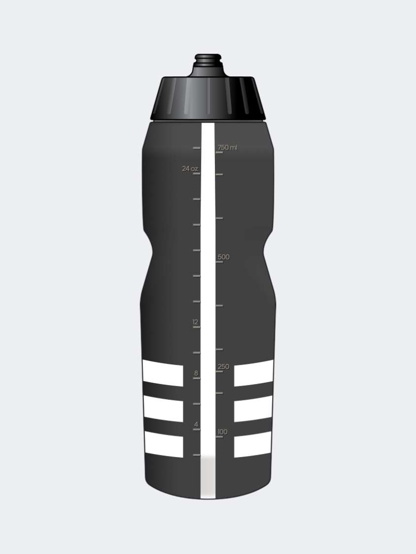Adidas Tiro 0.75L Water Bottle Black/White