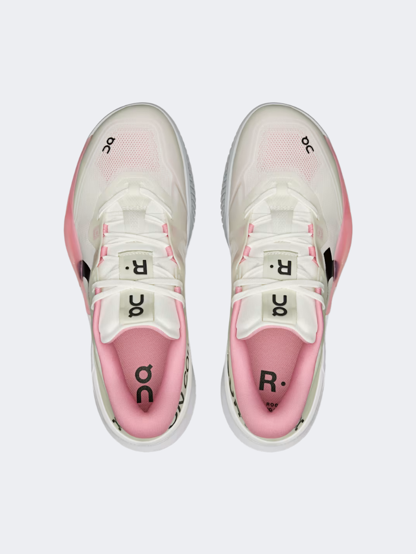 On The Roger Pro 3 Clay Women Tennis Shoes White/Magnolia