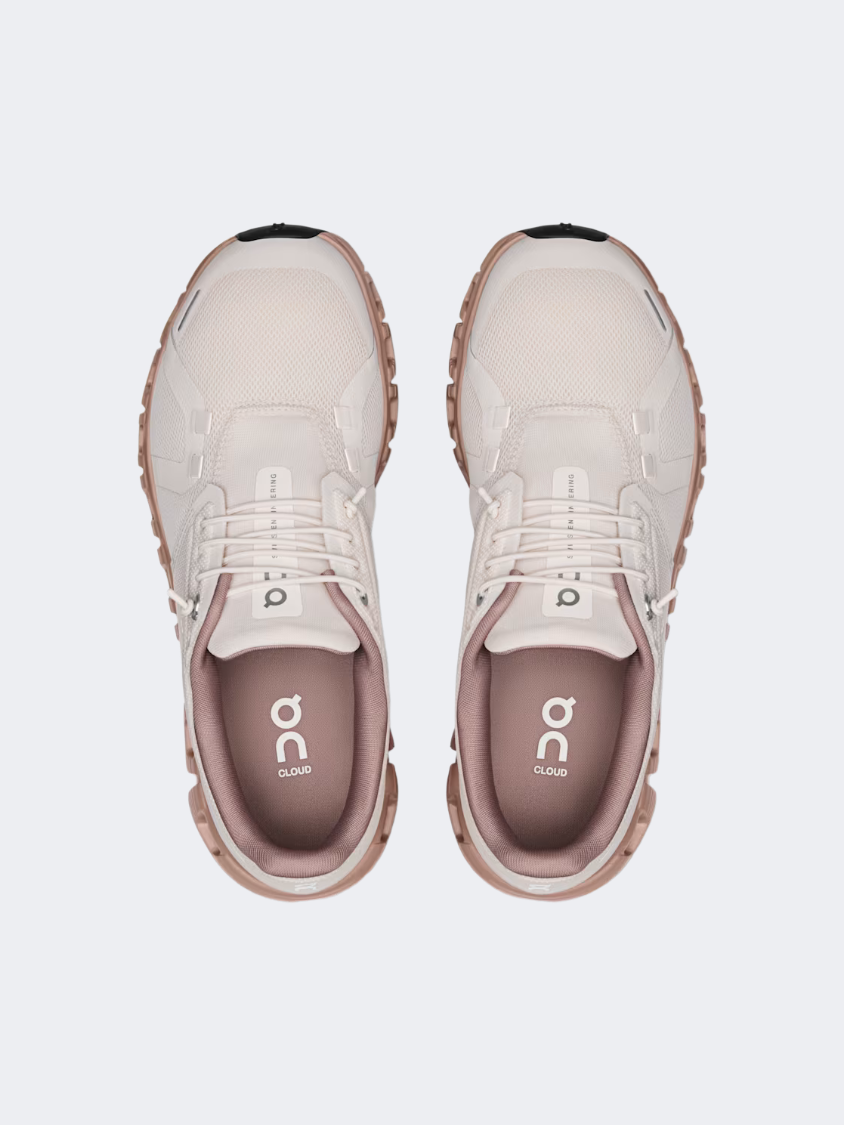 On Cloud 6 Women Lifestyle Shoes Oyster/Biscuit