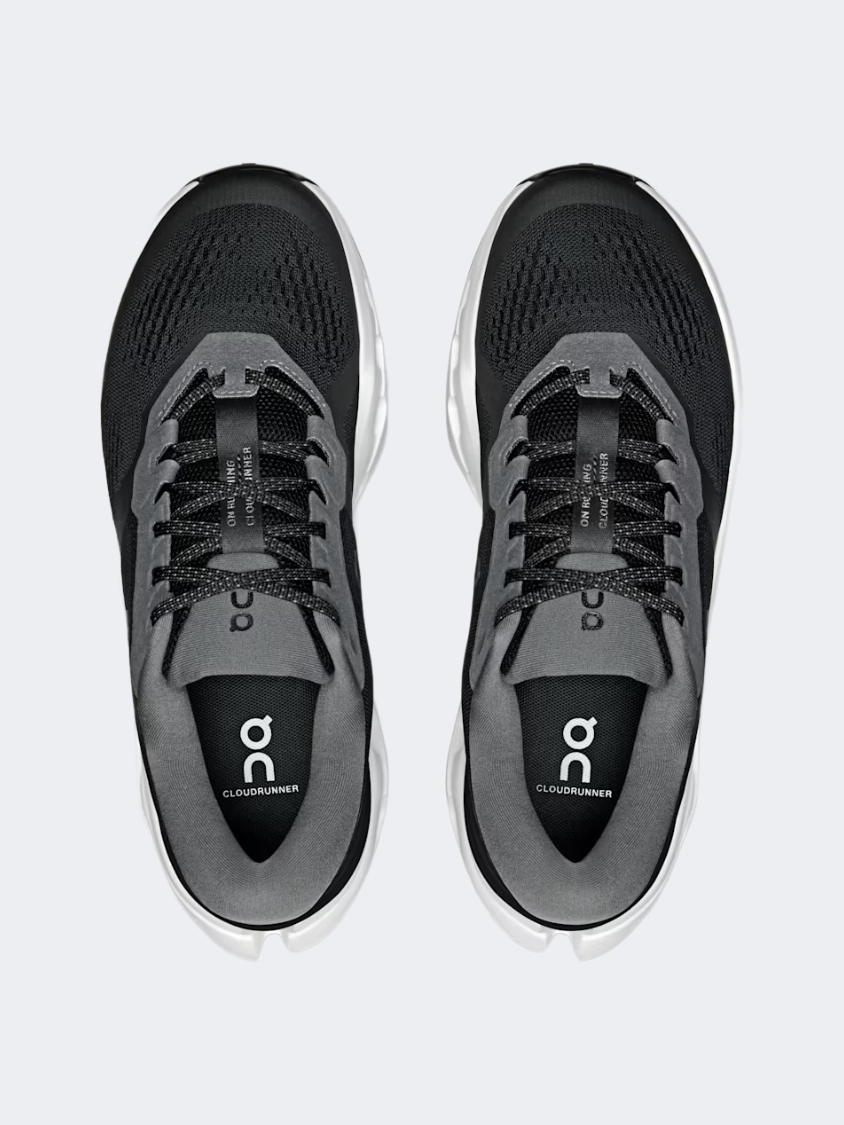 On Cloudrunner 3 Women Running Shoes Black/Ivory