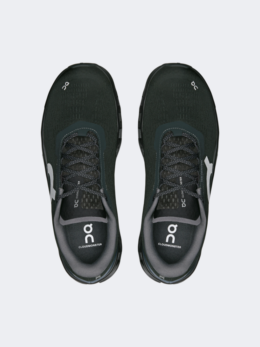 On Cloudmonster 1 Men Running Shoes Black