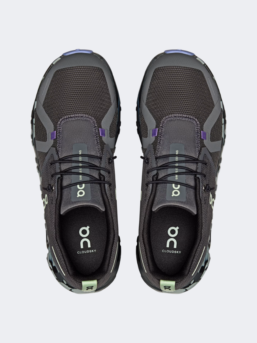 On Cloud Sky 2 Gs-Boys Lifestyle Shoes Eclipse/Myrtle
