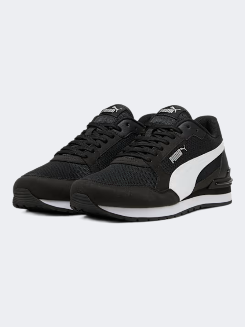 Puma St Runner V4 Mesh Men Lifestyle Shoes Black/White/Silver