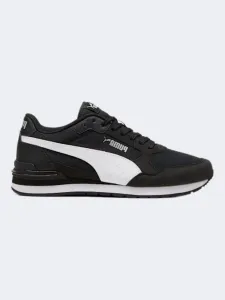 Puma St Runner V4 Mesh Men Lifestyle Shoes Black/White/Silver