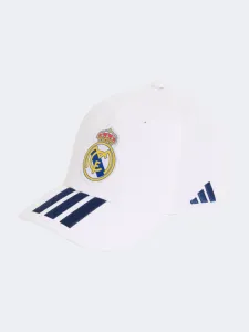 Adidas Real Madrid Kids Football Cap White/Navy