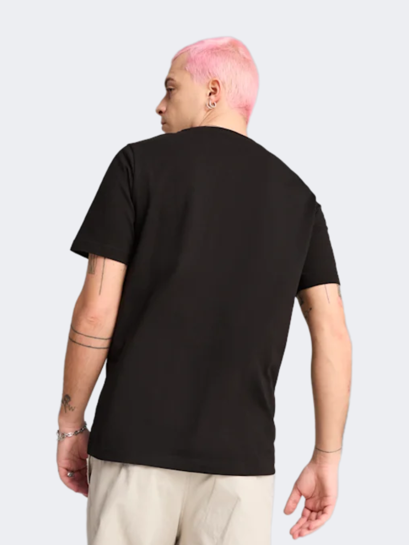 Puma Wardrobe Essential Men Lifestyle T-Shirt Black