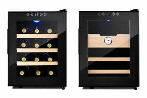 Bundle Humidor 250 Cigars+ Wine Cooler 12 bottles