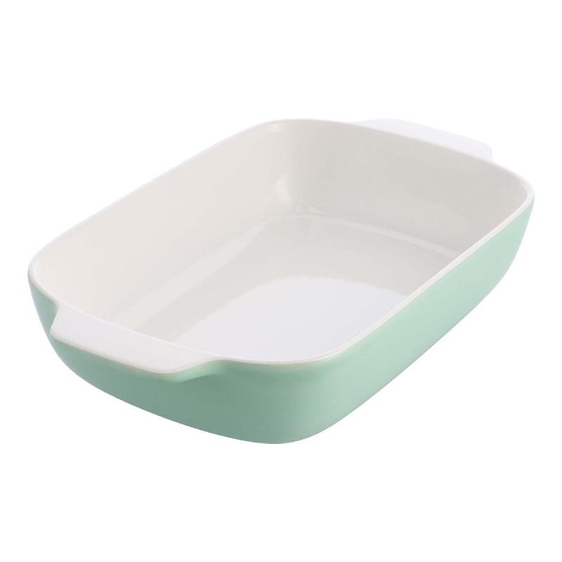 Kitchenaid CC007426-001 Stoneware Rectangular Ceramic Non-Stick Coating Baker with Bamboo Lid