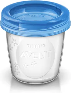 AVENT Philips SCF618/10 Reusable Breast Milk Storage Cups - Pack of 10