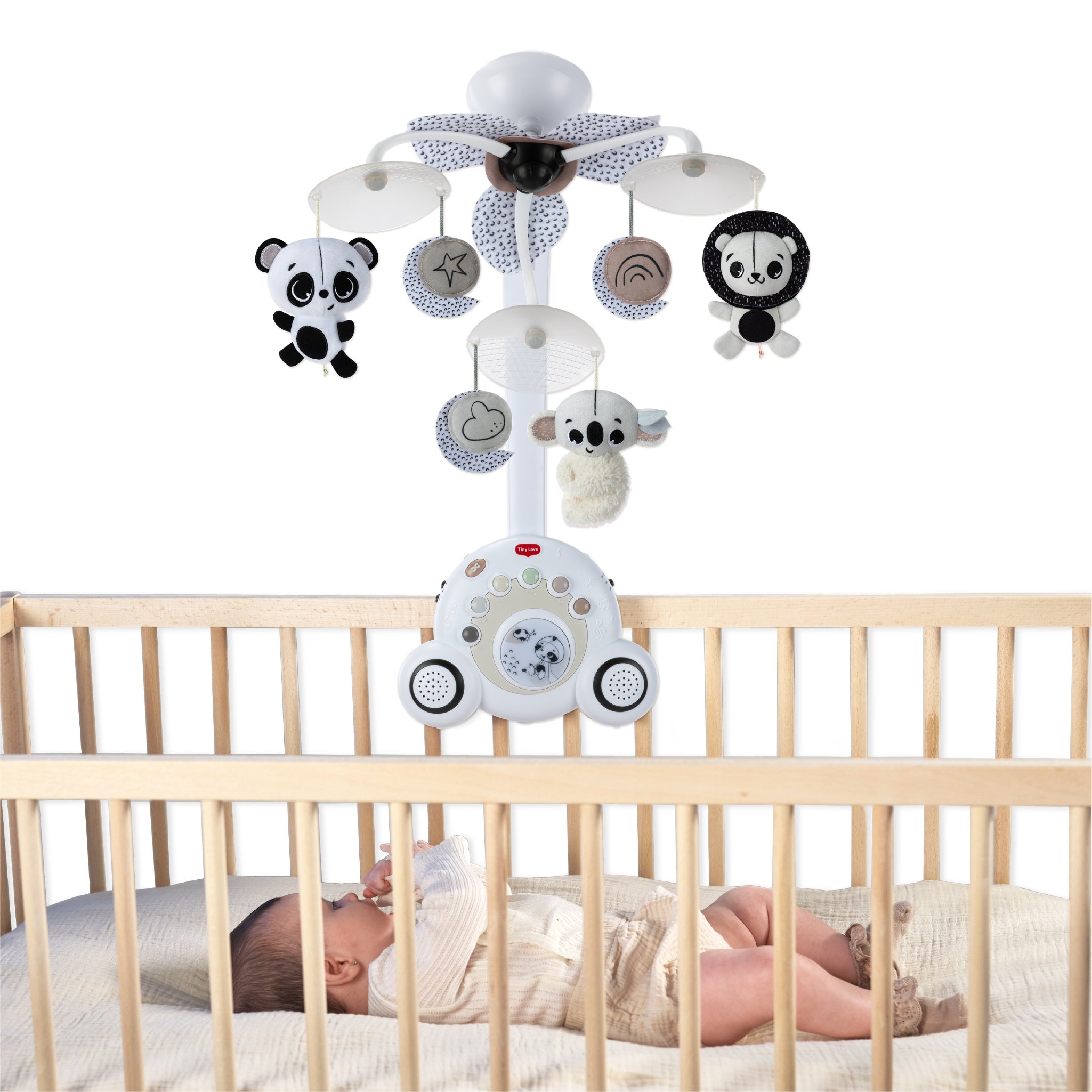 Tiny Love Mobile Soothe & Groove Bl. & White