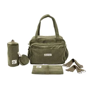 Doomoo Fluffy Diaper Bag - Corduroy Kaki
