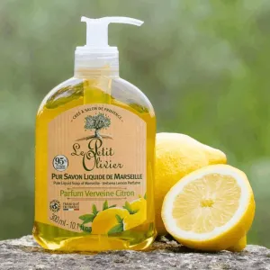 Le Petit Olivier Pure Liquid soap of Marseille - Verbena Lemon perfume