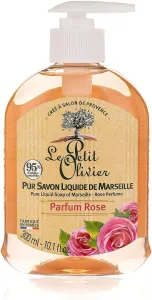 Le Petit Olivier  Pure Liquid soap of Marseille - Rose perfume