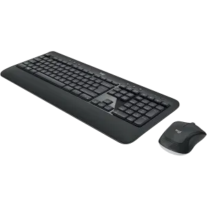 Logitech (920-008693) MK540 Advanced Wireless Keyboard & Mouse Combo - AR/US Layout - Glossy Black