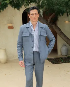 100% Linen Shirt Modern Fit - ST Blue
