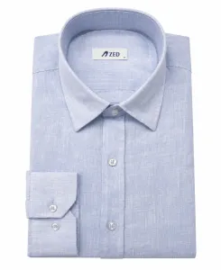100% Linen Shirt Modern Fit - Baby Blue