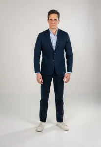 Blazer Cotton Washed Deconstructed - Navy