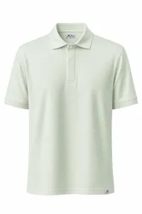 Polo Pique With Hidden Buttons - L.Green, L. Green