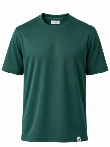 Round Neck Pique Cotton - Green