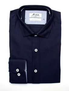 Shirt ZED Plain Slim - Navy
