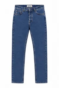 Straight Leg Denim Jeans - Light Blue
