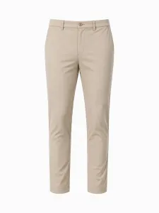 Trousers Tapered With Elastane - Beige