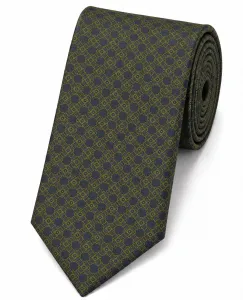Tie 8cm - Olive Multi