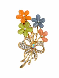 Floral Pin - Multicolor