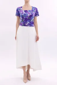 Half Sleeves Basic Top - P. Purple