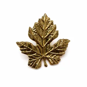 Vine Leaves  Pin - Gold